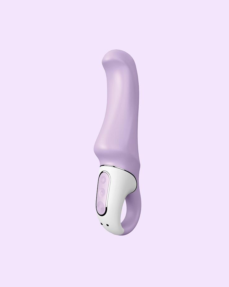 curved sex toy Small Glass Curved Barbell Multi-Use Vaginal / Anal Butt Plug or Dildo –  Luscious Playthings main image 1
