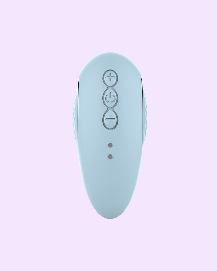 Light Blue | AirMe air pulse suction vibrator