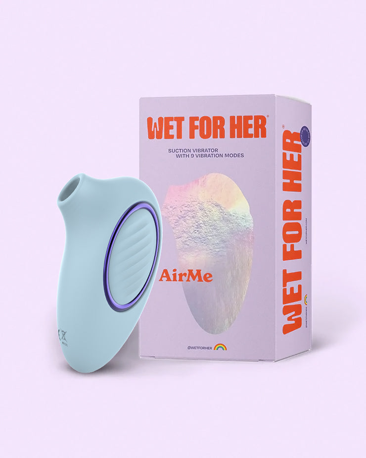 Light Blue | AirMe air pulse suction vibrator