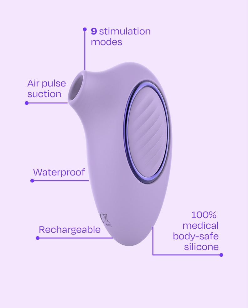 Lila| AirMe air pulse suction vibrator