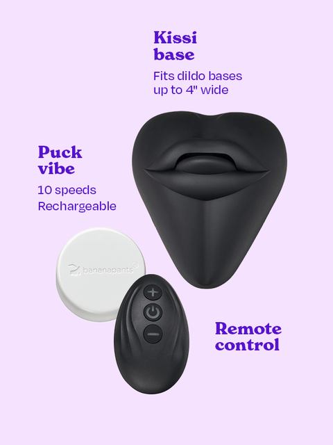 BUNDLE Kissi + Puck Vibe - Vibrating Dildo Base Cover Cushion secondary