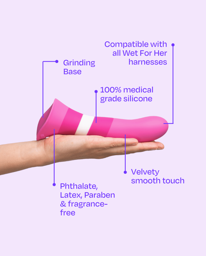 Lesbian Dildo Strap-On mit Grinding Basis | Wet For Her Lesbian Dildo Strap-On mit Grinding Basis | Wet For Her