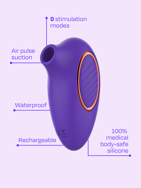 AirMe - Air Pulse Suction Vibrator - Rechargeable secondary