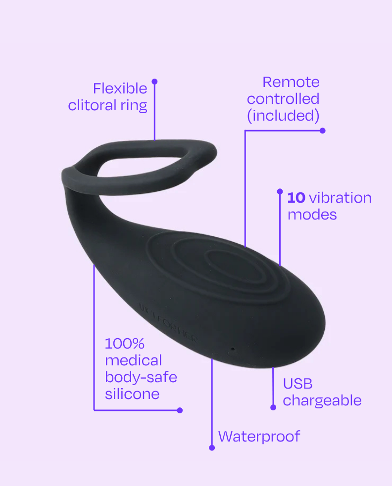 Black | RockHer Scissoring Vibrator