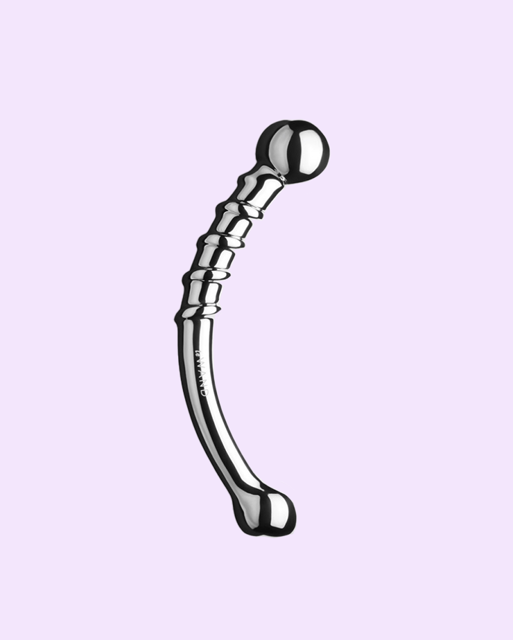 Bow Stainless Steel Double Dildo