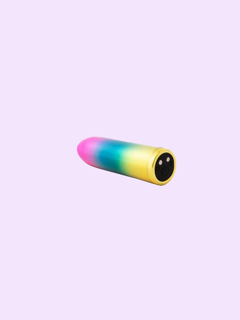 Our Rainbow Bullet Vibrator 2.0 stuns ✨