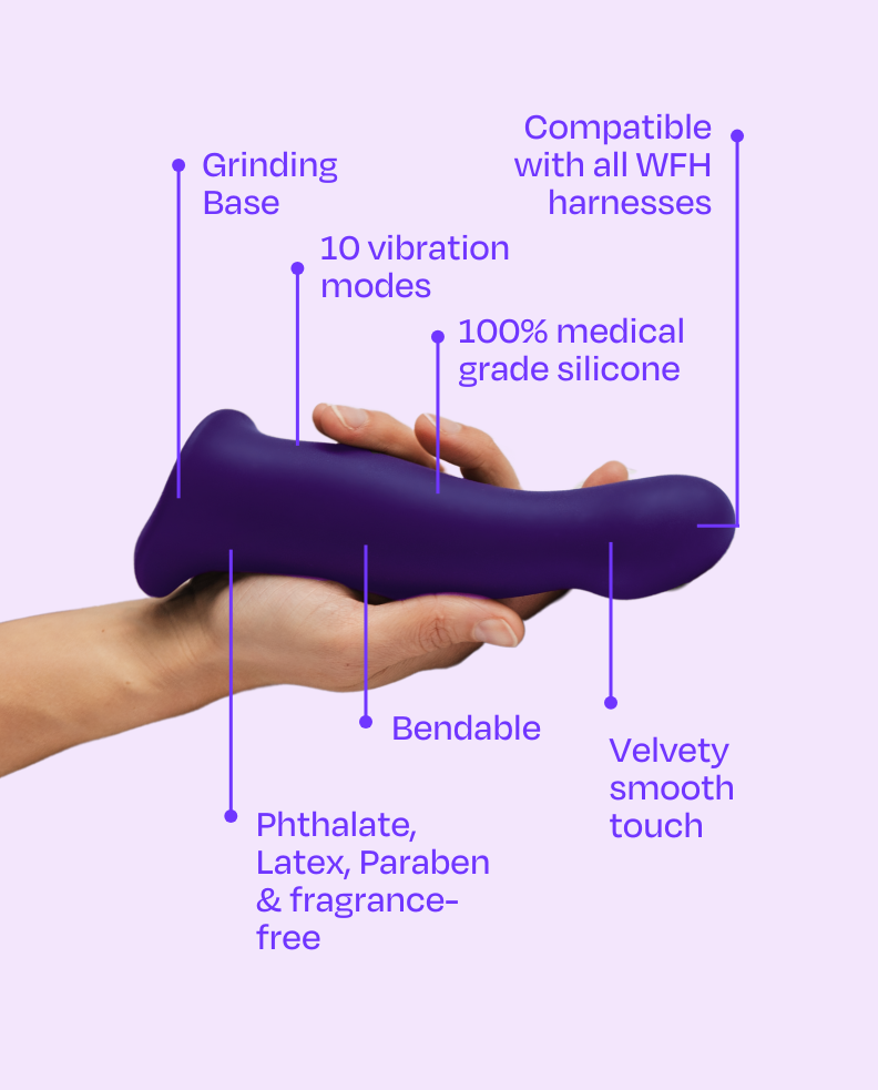 Comze Vibrating Strap-On: Intense Feelings | Wet For Her Comze Vibrating Strap-On: Intense Feelings | Wet For Her