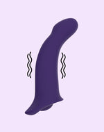 Comze 2.0 - Vibrating Bendable Strap-On Dildo with Grinding Base® View 1