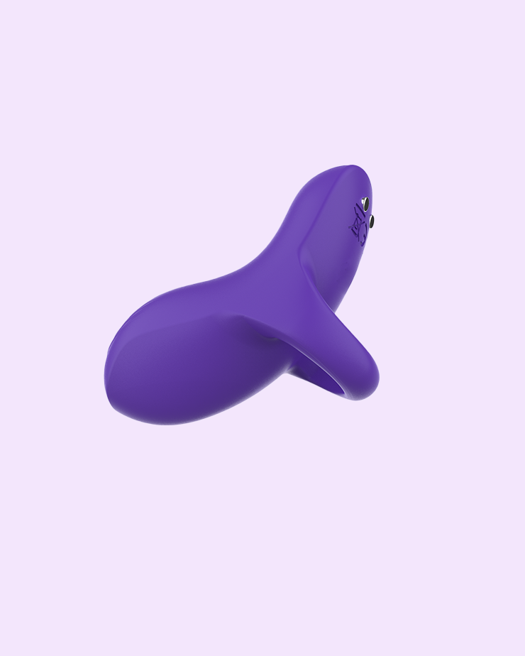 FlickMe - Mini Rechargeable Finger Ring Vibrator | Wet For Her FlickMe - Mini Rechargeable Finger Ring Vibrator | Wet For Her