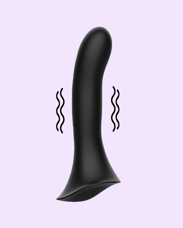 Fusion Vibe 2.0 Vibrating Strap On Dildo Grinding Base™