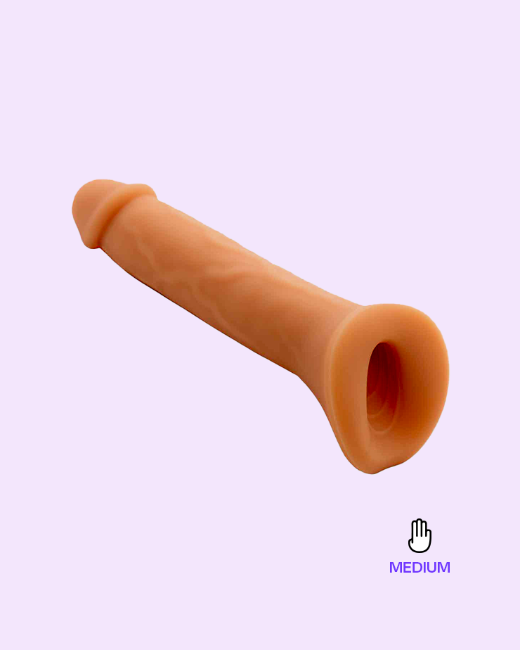 Milo Pack Play Stroker Dildo with FTM Base - Wet For Her Milo Pack Play Stroker Dildo with FTM Base - Wet For Her