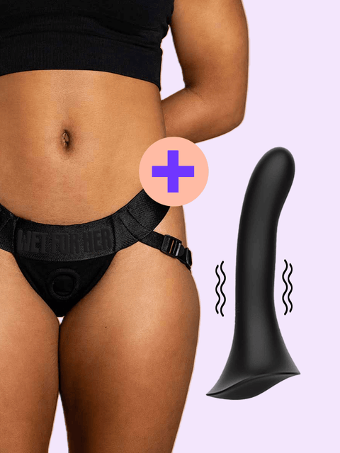 Bundle Jock Harness + Fusion Vibrating Strap-on