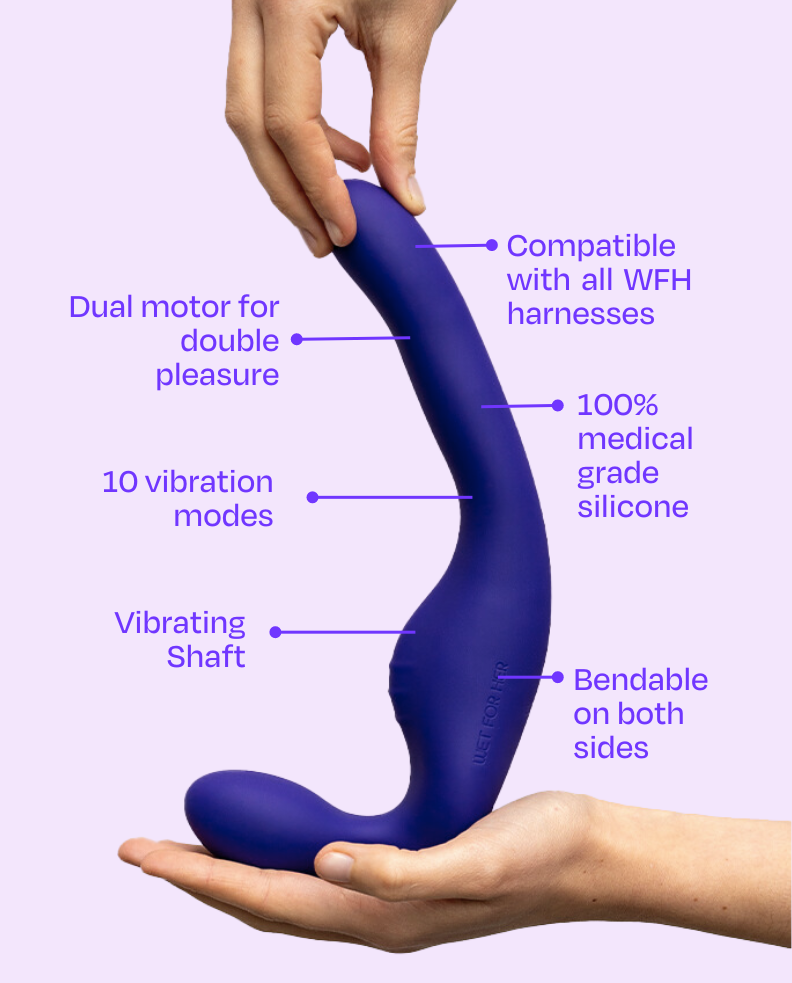 Union Doppelseitiges Dildo mit Doppelmotor + Fernbedienung | Wet For Her Union Doppelseitiges Dildo mit Doppelmotor + Fernbedienung | Wet For Her