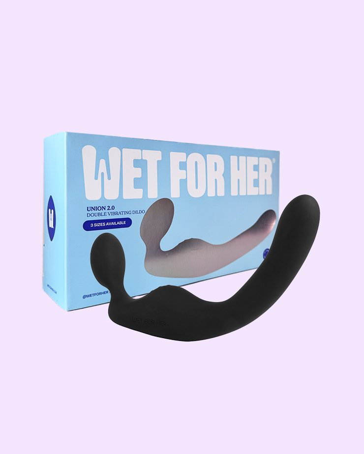 Union Vibrating Double Dildo | Wet For Her Union Vibrating Double Dildo | Wet For Her