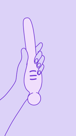 Press and hold the power button for 5 seconds to turn the device on or off. Short-press the power button or use ClickHer remote control to cycle through vibration modes.