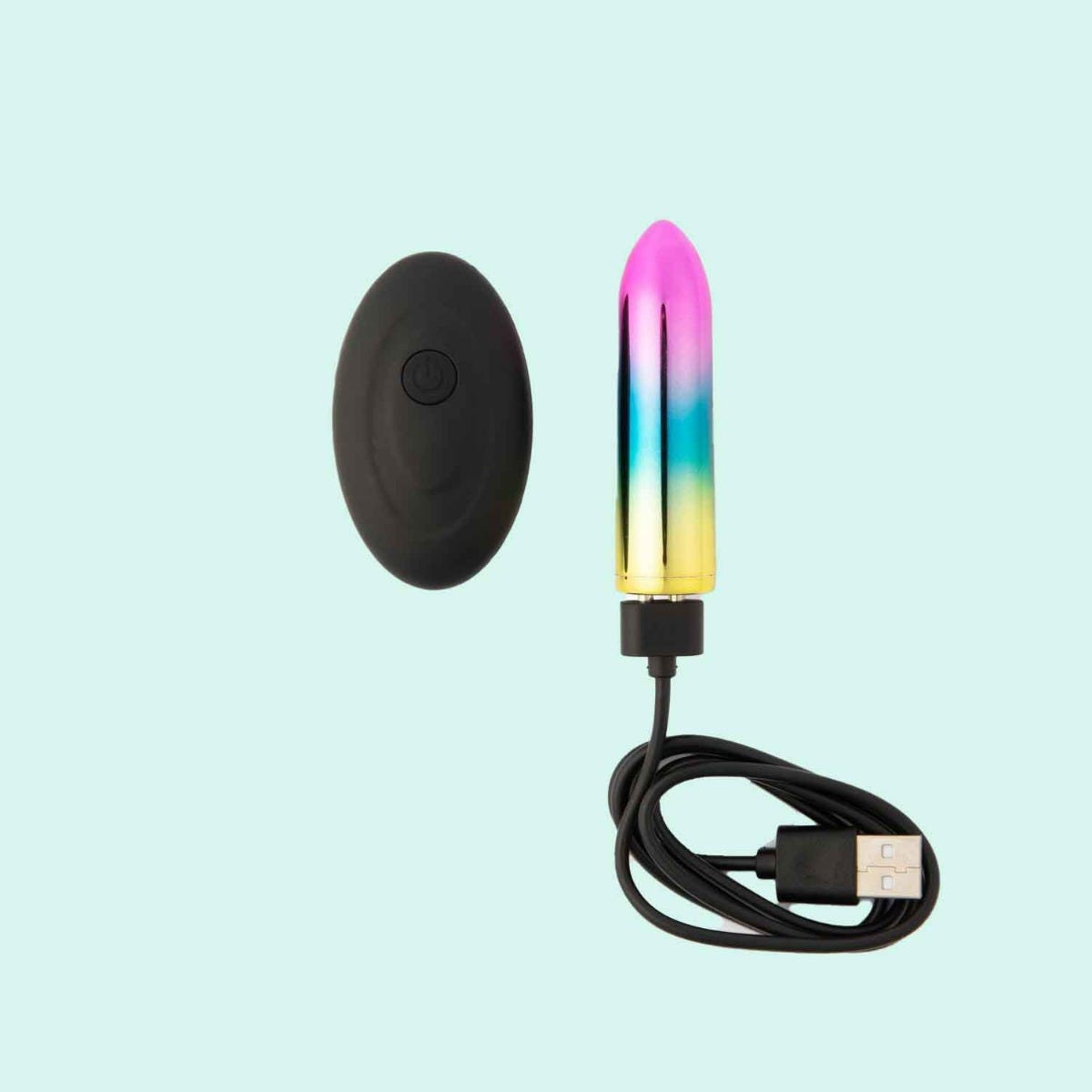 Image of Rainbow Bullet Vibrator 10 Speeds - Multicolor