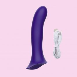 Fusion Vibe 2.0 - Pleasure Base™ Vibrating Rechargeable Strap-on 6 Inch