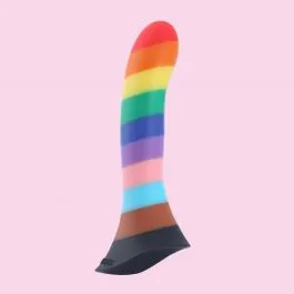 Pride Fusion Strap-On Dildo - Grinding Base™ - 6 Inch