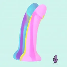 Starlette Glow in the Dark Strap-on Dildo - 15cm