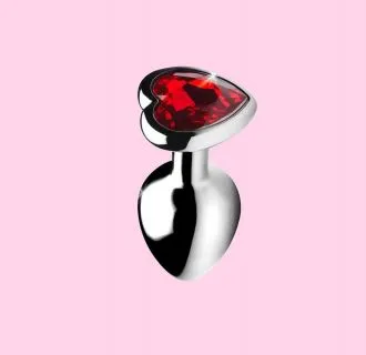 BOOTY SPARKS RED HEART GEM PLUG