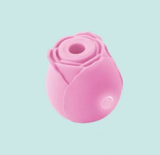 The Rose Suction Vibrator 10 speeds - Pink