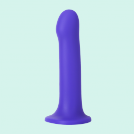 WondHer Bendable Strap-on Dildo - Purple 7 Inch