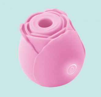 The Rose Suction Vibrator 10 speeds - Pink