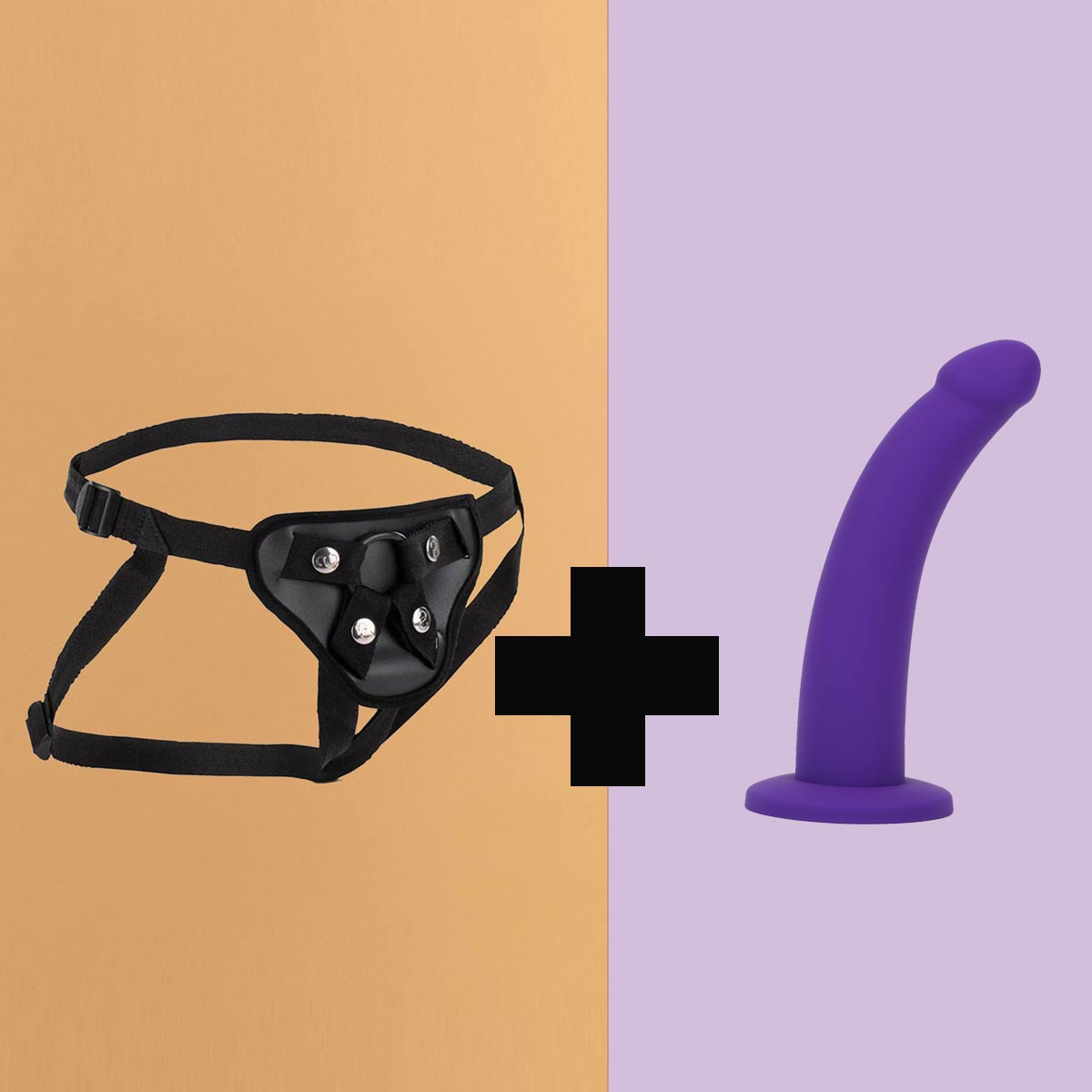 Image of StartHer Harness and Strap-on Dildo Kit
